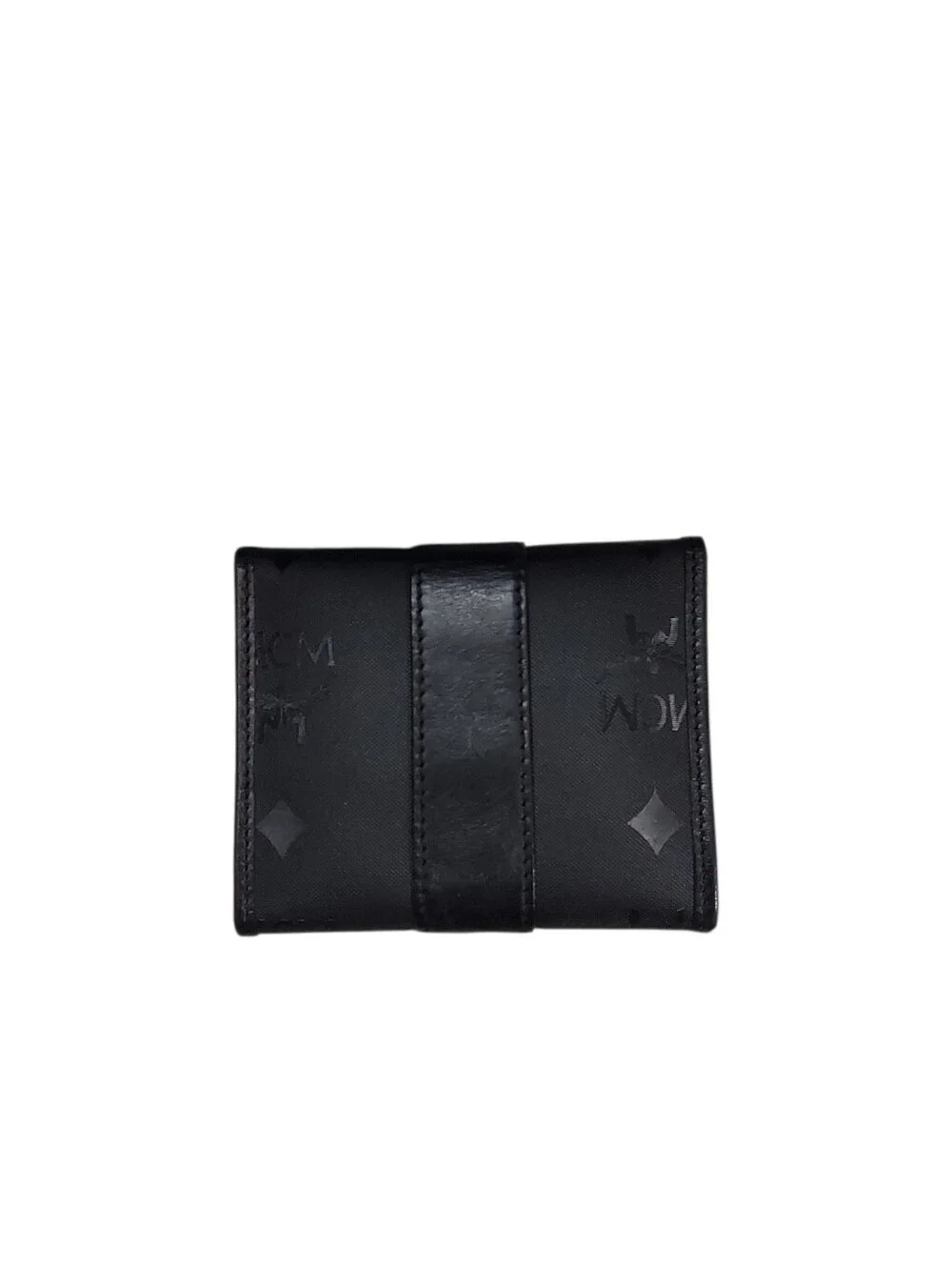 MCM Vintage Leather & Coated Canvas Wallet Great Condition
